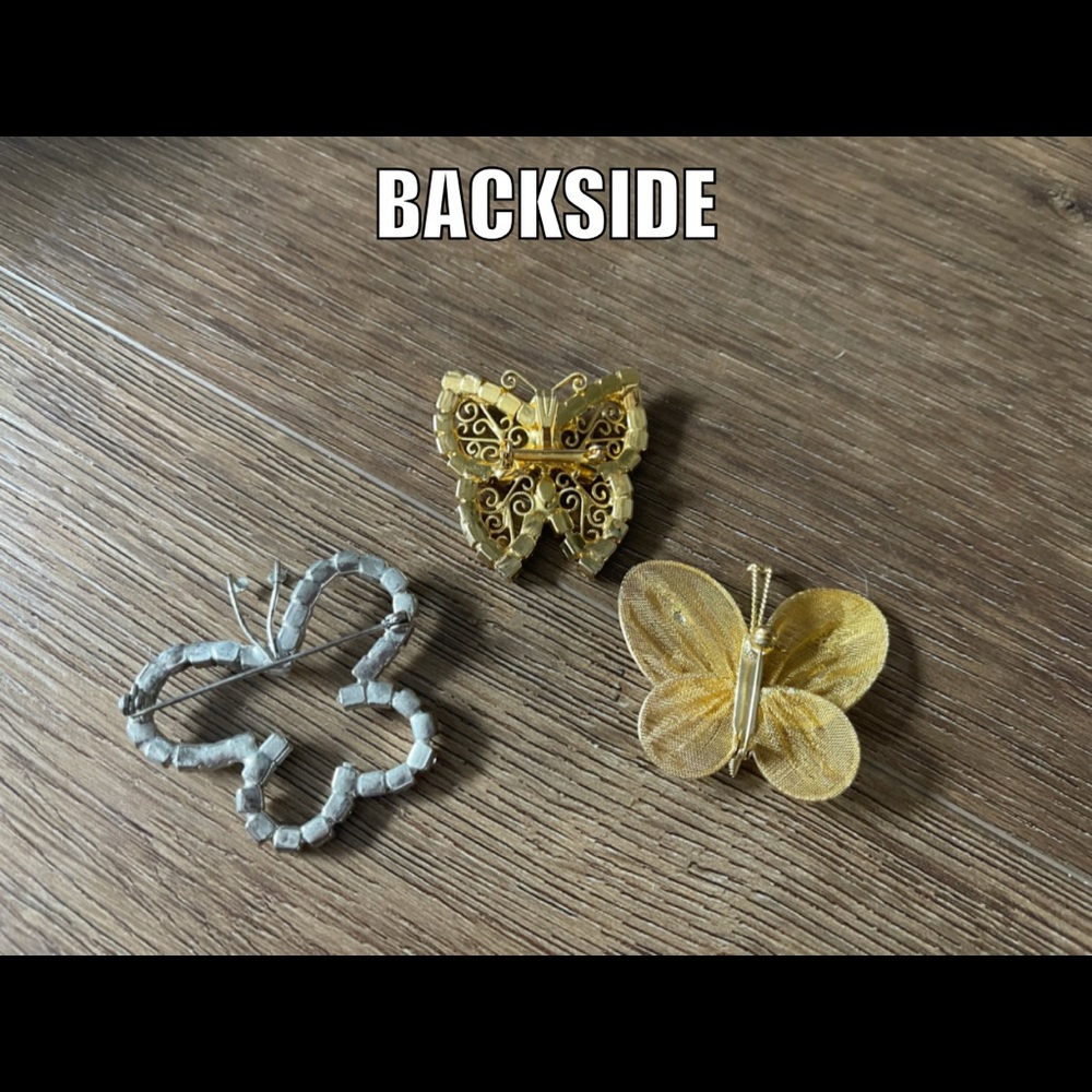 Beautiful Vintage Butterfly Brooch Bundle - Picture 11 of 12